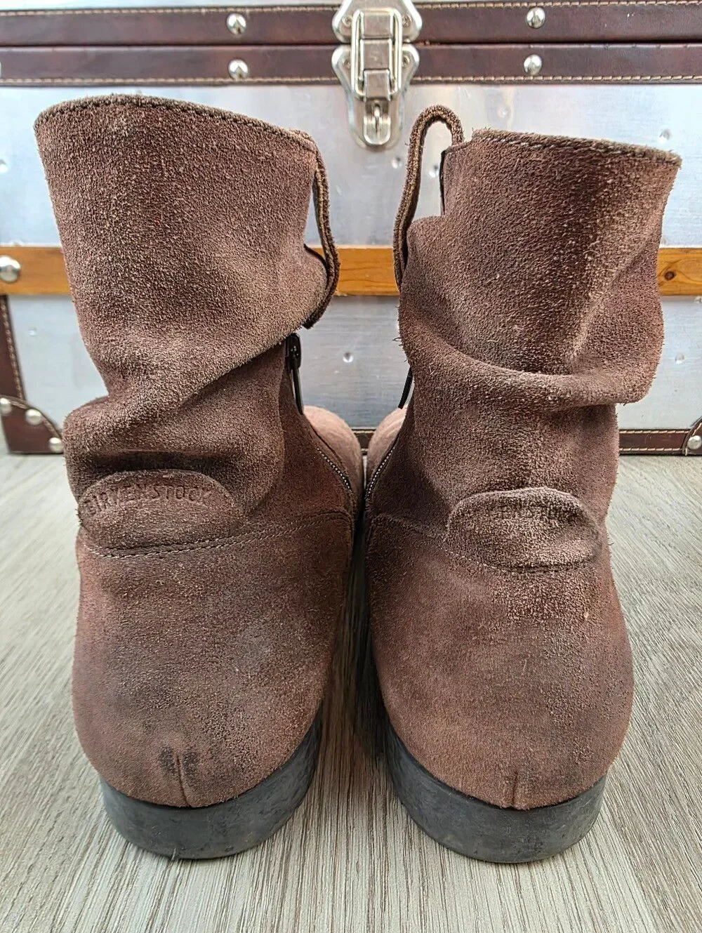 Birkenstock Sarina Suede Leather Ankle Boots Size 9